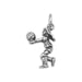 Girl Volleyball Player Charm