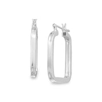 Thumbnail for 2mm x 24mm Square Hoop Earrings