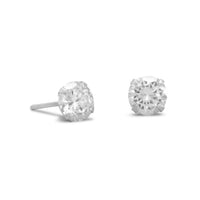 Thumbnail for 6mm CZ Stud Earrings
