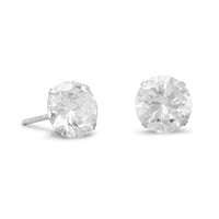 Thumbnail for 8mm CZ Stud Earrings