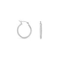 Thumbnail for 2mm x 20mm Hoop Earrings with Click