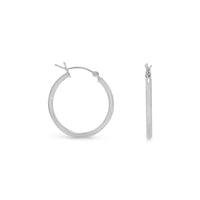 Thumbnail for 2mm x 24mm Hoop Earrings with Click