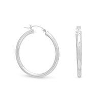 Thumbnail for 3mm x 35mm Hoop Earrings with Click