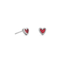 Thumbnail for Red Heart Stud Earrings