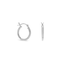 Thumbnail for 2mm x 16mm Round Tube Hoop Earrings