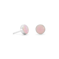 Thumbnail for Pink Synthetic Opal Stud Earrings