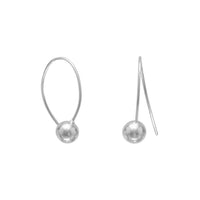 Thumbnail for Thin Wire Bead End Earrings