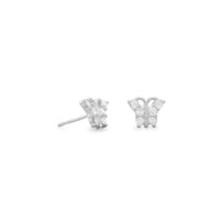 Thumbnail for CZ Butterfly Stud Earrings