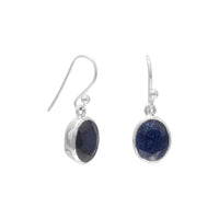 Thumbnail for Oval Faceted Corundum Earrings
