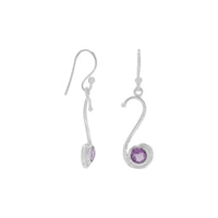Thumbnail for S Design Amethyst Earrings