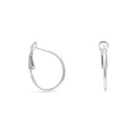 Thumbnail for 1mm Clip Post Hoop Earrings