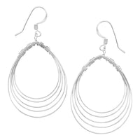 Thumbnail for Pear Shape Wire Earrings
