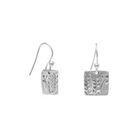 Thumbnail for French Wire Earrings with Fern Design