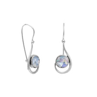 Thumbnail for Hook Shape Earrings with Roman Glass