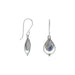 Pear Shape Roman Glass Earrings