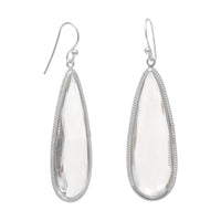 Thumbnail for Pear Shape Faceted Quartz Earrings
