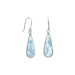 Pear Shape Larimar Earrings