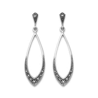 Thumbnail for Marcasite Drop Earrings