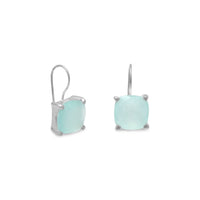 Thumbnail for Square Chalcedony Earrings