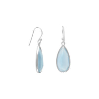 Thumbnail for Blue Chalcedony Pear Shape Earrings