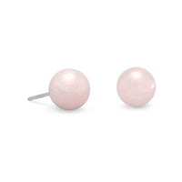 Thumbnail for Rose Quartz Stud Earrings