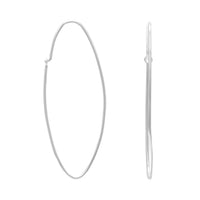 Thumbnail for Thin Oval Wire Hoops