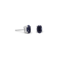 Thumbnail for Faceted Oval Corundum Earrings