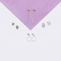 Thumbnail for Oxidized Turquoise Concho Stud Earrings