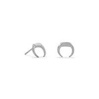 Thumbnail for Silver Mini Crescent Studs