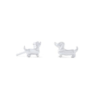 Thumbnail for Cute Shiny Dachshund Stud Earrings