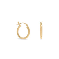 Thumbnail for 2mm x 16mm Gold Plated Click Hoop