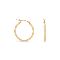 Thumbnail for 2mm x 24mm Gold Plated Click Hoop