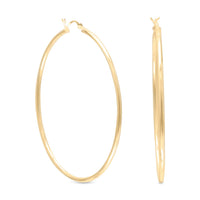 Thumbnail for 2mm x 60mm Gold Plated Click Hoop
