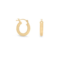 Thumbnail for 3mm x 18mm Gold Plated Click Hoop