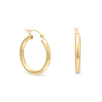 Thumbnail for 3mm x 25mm Gold Plated Click Hoop