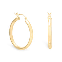Thumbnail for 3mm x 30mm Gold Plated Click Hoop