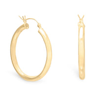 Thumbnail for 3mm x 35mm Gold Plated Click Hoop