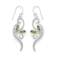 Thumbnail for Unbe-LEAF-ily Beautiful! Peridot Leaf and Branch Earrings