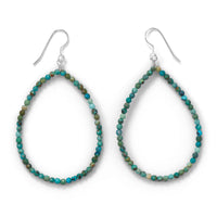 Thumbnail for Ooh La La! Natural Turquoise Statement Earrings