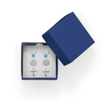 Thumbnail for Angel, Flower and Cross Earring Set