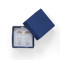 Thumbnail for Rainbow, Heart and Unicorn Earring Set