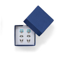 Thumbnail for Owl, Raccoon and Dog Earring Set
