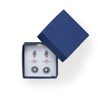 Thumbnail for Rocket, Planet and Disc Earring Set