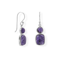 Thumbnail for Multi Shape Charoite Earring