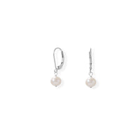 Thumbnail for 6.5mm Cultured Freshwater Pearl Lever Earrings