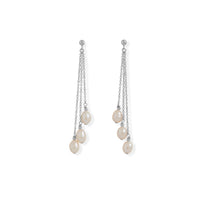 Thumbnail for Cultured Freshwater Pearls Chain Drop Earrings