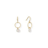 Thumbnail for A Kiss of Cute! Rainbow Moonstone Charm Earrings
