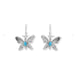 Bold and Beautiful! Navajo Turquoise Butterfly Earrings