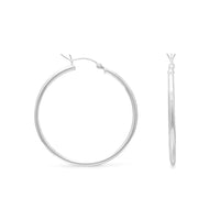 Thumbnail for 2mm x 35mm Hoop Earrings with Click