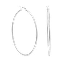 Thumbnail for 2mm x 60mm Hoop Earrings with Click